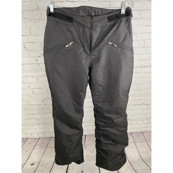 Wed’ze Decathlon Black Adj. Waist And Legs Snow Ski Pants Zip Pockets M - Picture 1 of 12
